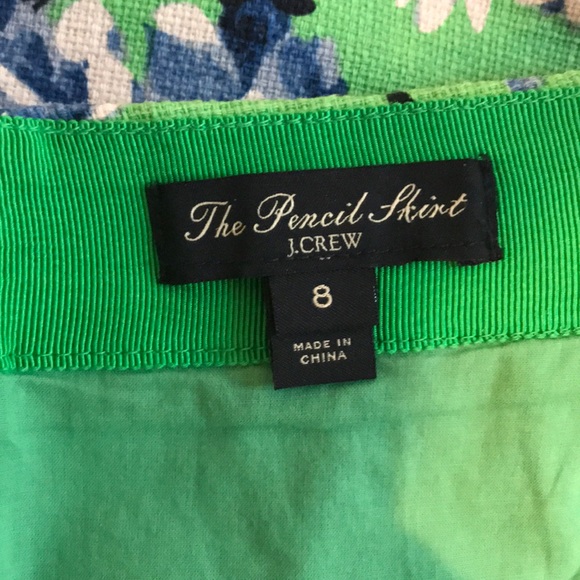J. Crew Floral print pencil skirt - Picture 3 of 5